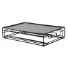 Kafijas Kapsulu Organizators DKD Home Decor 21 x 31 x 7,5 cm Melns Metāls