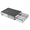Kavos kapsulių dėklas DKD Home Decor 21 x 31 x 7,5 cm Juoda Metalinis