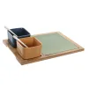 Uzkodu komplekts DKD Home Decor 31 x 21 x 6 cm Porcelāns Daudzkrāsains 6 Daudzums