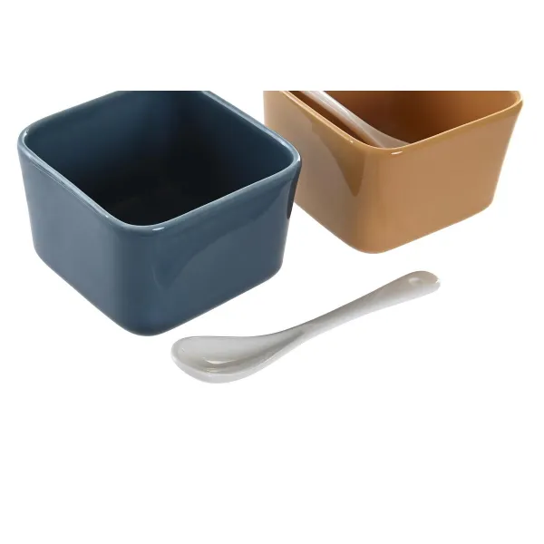 Alkuruokasetti DKD Home Decor 31 x 21 x 6 cm Posliini Monivärinen 6 Kappaletta