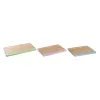 Leikkuulauta DKD Home Decor Sininen Vihreä Pinkki Bambu 33,5 x 22,4 x 1,2 cm