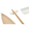 Suši Komplekts DKD Home Decor 8 x 5 x 2 cm Keramika Dabisks Balts Austrumniecisks
