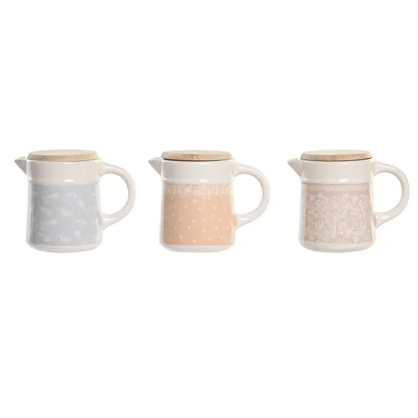 Aliejaus puodas mėsai ar žuviai DKD Home Decor 16 x 11 x 13 cm (3 vnt.)