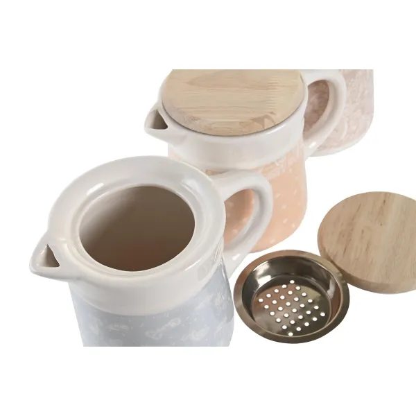 Oil pot for Meat or Fish DKD Home Decor 16 x 11 x 13 cm (3 Units)