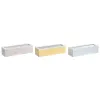Infūziju Kaste DKD Home Decor 30 x 9 x 8 cm Stikls Zils Rozā 3 Daudzums Koks MDF