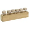 Bambuko prieskonių lentyna DKD Home Decor 32,5 x 6,5 x 6,5 cm