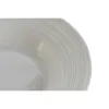 Deep Plate DKD Home Decor White Porcelain 20 x 20 x 3 cm