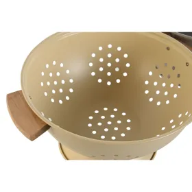 Kuivain Home ESPRIT Beige Harmaa Bambu Ruostumaton teräs 30 x 24,5 x 14 cm (2 osaa)