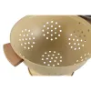 Drainer Home ESPRIT Beige Grey Bamboo Stainless steel 30 x 24,5 x 14 cm (2 Units)