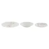 Pusdienas Aprīkojuma Komplekts Home ESPRIT Balts Zaļš Rozā Porcelāns 18 Daudzums 27 x 27 x 2 cm