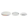 Indų Rinkinys Home ESPRIT Mėlyna Žalia Porcelianas Tropinis 18 Dalys 27 x 27 x 2 cm