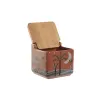 Солонка с крышкой Home ESPRIT Бежевый Розовый терракот Лиловый Бамбук 750 ml 14 x 12,5 x 12 cm (2 штук)