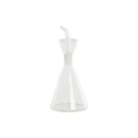 Indelis aliejui DKD Home Decor Skaidrus Borosilikatinis stiklas 125 ml 7 x 7 x 16 cm