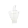 Menāža DKD Home Decor Caurspīdīgs Borosilikāta glāze 125 ml 7 x 7 x 16 cm