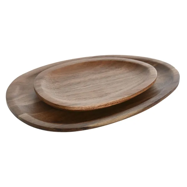 Набор посуды Home ESPRIT Натуральный древесина акации 26 x 18 x 1,6 cm