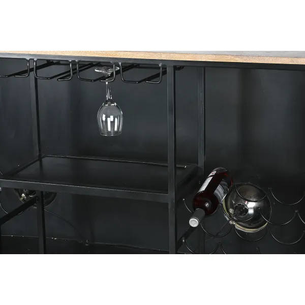 Bar unit Home ESPRIT White Brown Turquoise 157 x 52 x 90 cm
