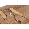 Cheese board Home ESPRIT Stainless steel Acacia 38 x 20 x 1,5 cm (3 Pieces)