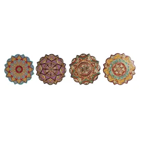 Table Mat Home ESPRIT Cork Dolomite 20 x 20 x 1 cm (4 Units)