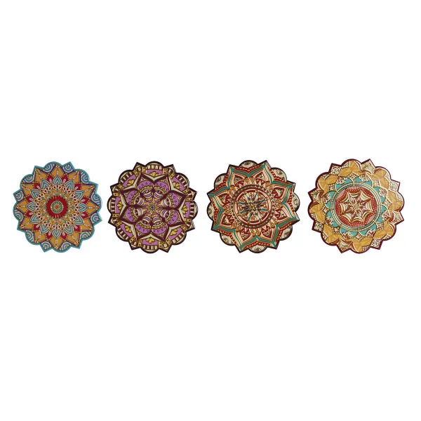 Подставка под горячее Home ESPRIT Kорка Dolomite 20 x 20 x 1 cm (4 штук)