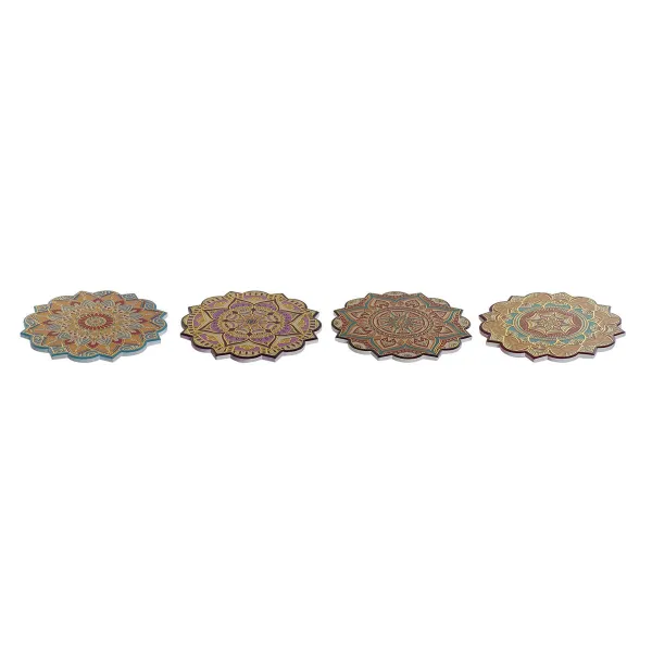 Tabletti Home ESPRIT Korkki Dolomite 20 x 20 x 1 cm (4 osaa)
