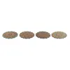 Table Mat Home ESPRIT Cork Dolomite 20 x 20 x 1 cm (4 Units)