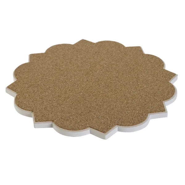 Stalo kilimėlis Home ESPRIT Kamštis Dolomite 20 x 20 x 1 cm (4 vnt.)