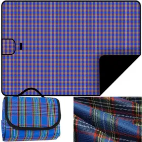 Piknikmatto 145x180 perus - sininen