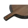 Griešanas dēlis Home ESPRIT Melns Dabisks Valde / Dēlis 38 x 28 x 1,8 cm