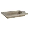 Užkandžių dėklas Home ESPRIT Balta Šiuolaikiškas Atskirtas 48 X 30,5 X 7,5 cm