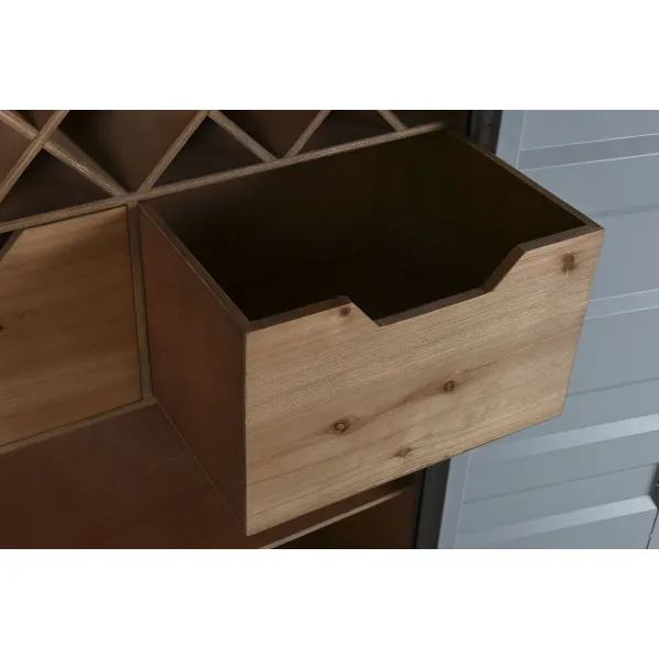 pudeļu statīvs Home ESPRIT Debesu zils 76,5 x 41 x 157,5 cm