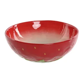 Bļoda Home ESPRIT Sarkans Keramika Moderns 19,3 x 19,3 x 7 cm