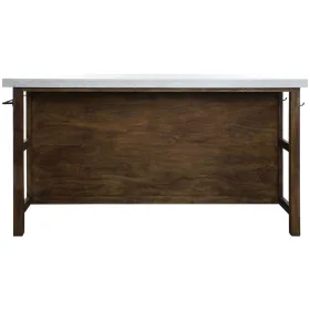 Virtuves skapītis Home ESPRIT Balts Brūns 168 x 76 x 92 cm