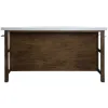 Virtuves skapītis Home ESPRIT Balts Brūns 168 x 76 x 92 cm