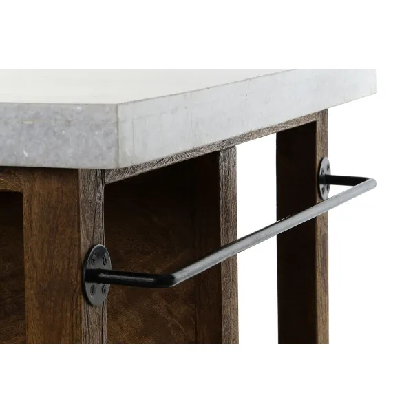 Kitchen furniture Home ESPRIT White Brown 168 x 76 x 92 cm