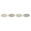 Plāksņu komplekts Home ESPRIT Brūns Bēšs Porcelāns 19 x 19 x 2 cm