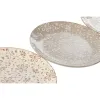 Набор посуды Home ESPRIT Коричневый Бежевый Фарфор 19 x 19 x 2 cm