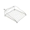 Salvräti hoidja Home ESPRIT Hõbedane Metall 19 x 19 x 7 cm