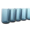 Set of glasses Home ESPRIT Blue Crystal 420 ml (6 Units)
