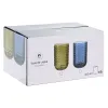 Lasisetti Home ESPRIT Sininen Kristalli 420 ml (6 osaa)