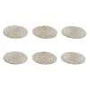 Padėklai Home ESPRIT Balta Natūralus Bambukas Rotangas 12 x 12 x 6 cm