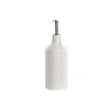 Cruet Home ESPRIT White Silver Stainless steel Porcelain Urban 350 ml 7 x 7 x 22 cm