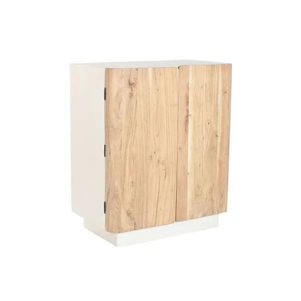 pudeļu statīvs Home ESPRIT Balts Dabisks 85 x 50 x 100 cm
