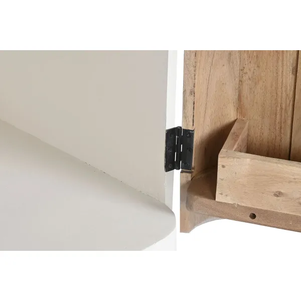 Bottle rack Home ESPRIT White Natural 85 x 50 x 100 cm