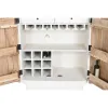 Pulloteline Home ESPRIT Valkoinen Luonnollinen 85 x 50 x 100 cm