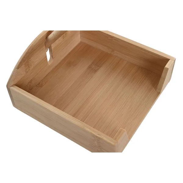 Salvešu Turētājs Home ESPRIT Dabisks Bambuss 19 x 21 x 8,8 cm
