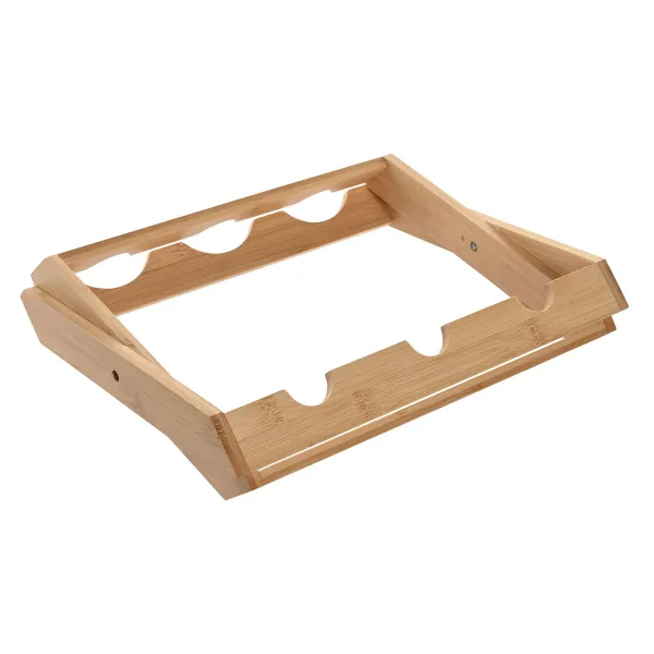 pudeļu statīvs Home ESPRIT Dabisks 35,5 x 20 x 29,5 cm