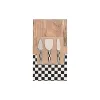 Griešanas dēlis Home ESPRIT Balts Melns Dabisks Moderns 20 X 38 X 1,5 CM (4 Daudzums)