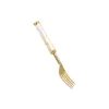 Stalo įrankiai Home ESPRIT Balta Auksinis Nerūdijantis plienas Perlamutras 4,5 X 2 X 21 CM 16 Dalys