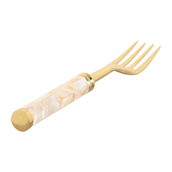 Stalo įrankiai Home ESPRIT Balta Auksinis Nerūdijantis plienas Perlamutras 4,5 X 2 X 21 CM 16 Dalys