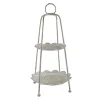 Snack tray Home ESPRIT White Golden Arab